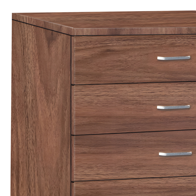 Συρταριερα Gioko Pakoworld Με 5 Συρτάρια Σε Καρυδι Απόχρωση 80X40X100Εκ