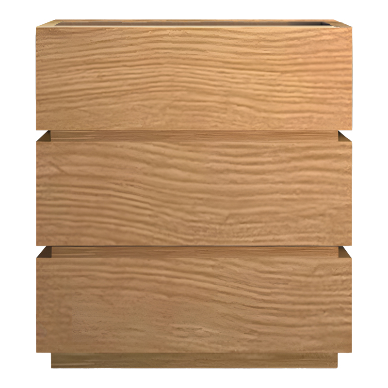 Κομοδίνο Sonlen Pakoworld Mdf Σε Oak Απόχρωση 60X40X66Εκ