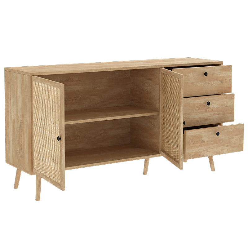 Μπουφές Oslo Pakoworld Sonoma 150X39X79Εκ