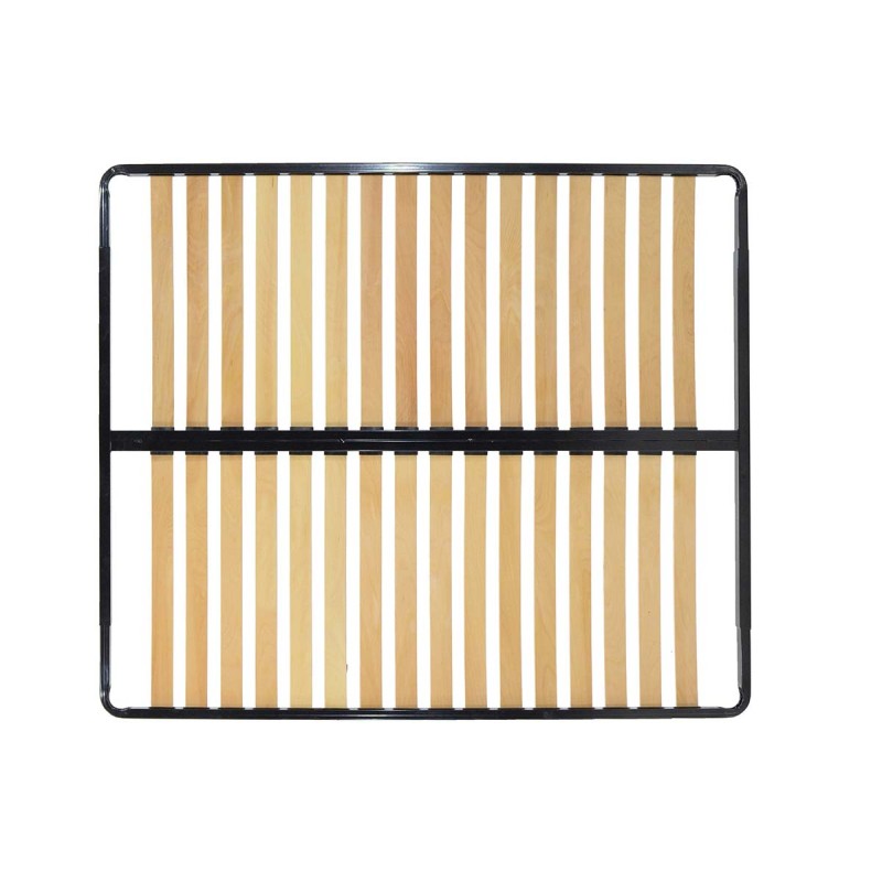 Σομιές Μεταλλικός Kort Με 17X2 Ανατομικές Τάβλες 162X195X4Εκ