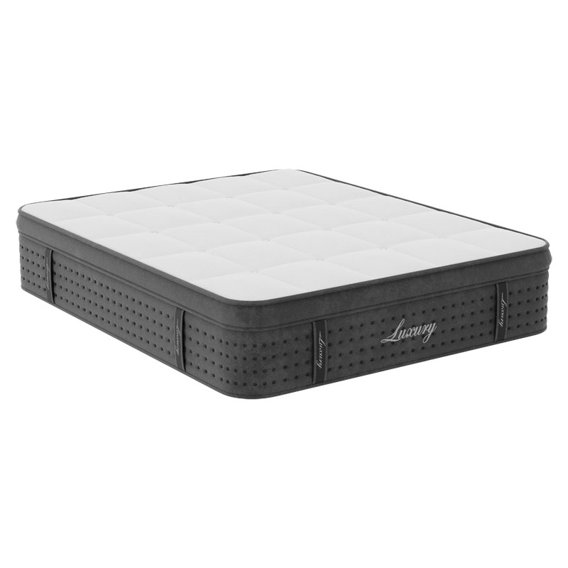 Στρώμα Luxury Pakoworld Pocket Spring+Gel Memory Foam+Latex Μονής Όψης Aloe Vera 34-36Cm 160X200Εκ