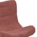 Πολυθρόνα-Μπερζέρα Silla Pakoworld Μπουκλέ Ύφασμα Σε Σάπιο Μήλο Απόχρωση 97X80X100Εκ