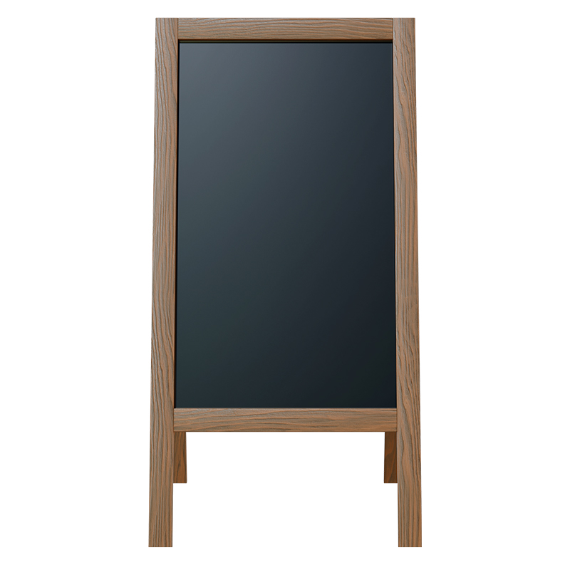 Stand Μενού Felex Pakoworld Καρυδί-Μαύρο 50X25X100Εκ