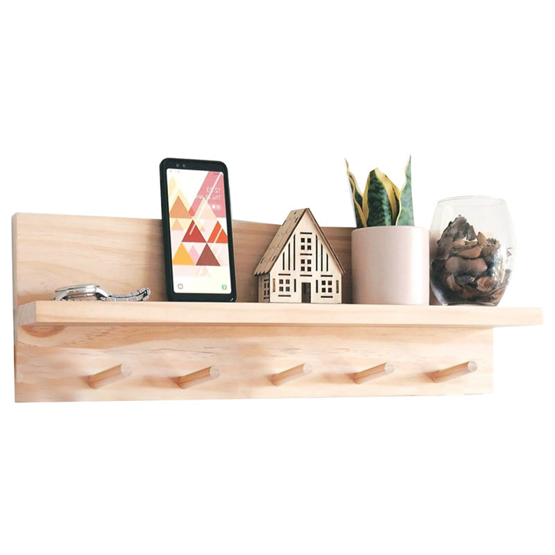 Κρεμάστρα Lolia Pakoworld Φυσικό 49X11X14Εκ