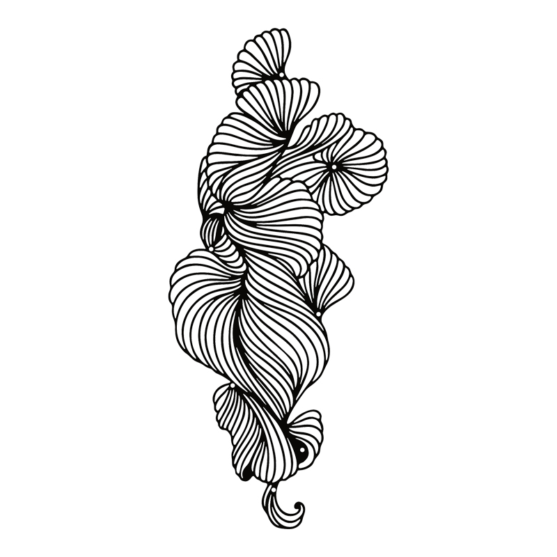 Διακοσμητικό Τοίχου Bilem Pakooworld Μαύρο Μεταλλικό 20X0,15X50Εκ