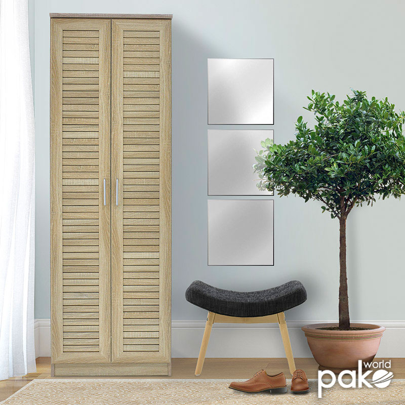 Παπουτσοθήκη-Ντουλάπα Sante Pakoworld 21 Ζεύγων Χρώμα Sonoma 60X37X183Εκ Παπουτσοθήκη-Ντουλάπα Sante Pakoworld 21 Ζεύγων Χρώμα Sonoma 60X37X183Εκ