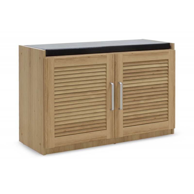 Παπουτσοθήκη-Σκαμπό Crispy Pakoworld 9 Ζεύγων Χρώμα Sonoma Με Μαξιλάρι 94X34,5X60Εκ Παπουτσοθήκη-Σκαμπό Crispy Pakoworld 9 Ζεύγων Χρώμα Sonoma Με Μαξιλάρι 94X34,5X60Εκ