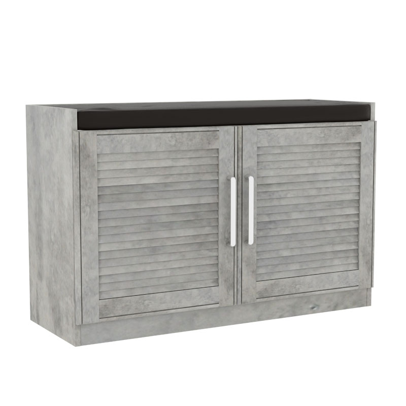 Παπουτσοθήκη-Σκαμπό Crispy Pakoworld 9 Ζεύγων Χρώμα Antique Ανθρακί Με Μαξιλάρι 94X34,5X60Εκ Παπουτσοθήκη-Σκαμπό Crispy Pakoworld 9 Ζεύγων Χρώμα Antique Ανθρακί Με Μαξιλάρι 94X34,5X60Εκ