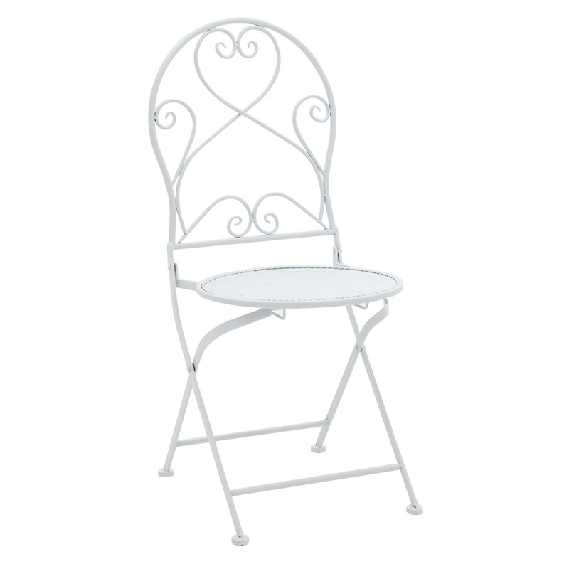 Τραπεζαρία Walen Pakoworld Σετ 3Τεμ Μέταλλο Λευκό