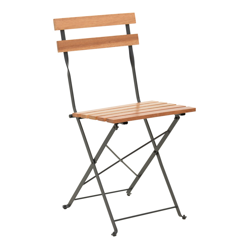 Τραπεζαρία Pometia Pakoworld Σετ 3Τεμ Ξύλο-Μέταλλο