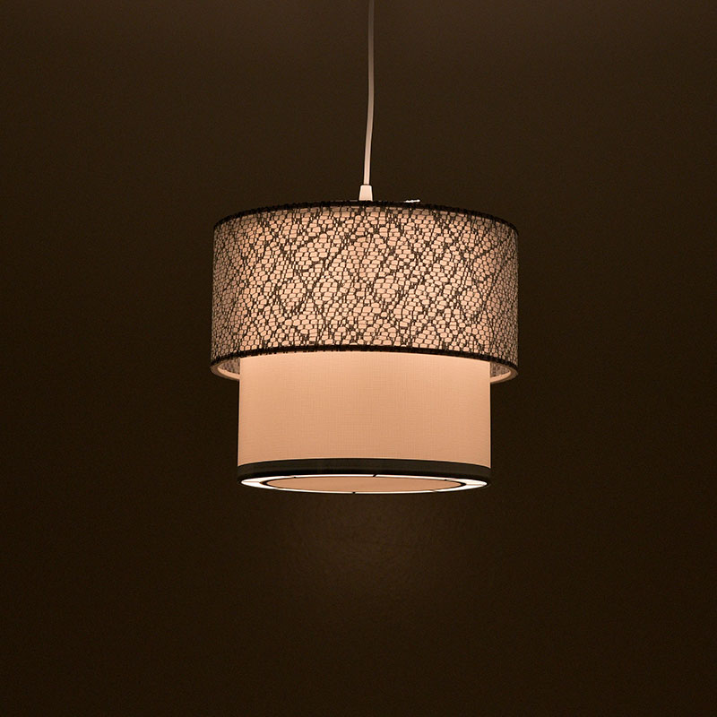 Φωτιστικό Οροφής Μονόφωτο Pwl-0963 Pakoworld Ε27 Γκρι-Λευκό Φ30X55Εκ