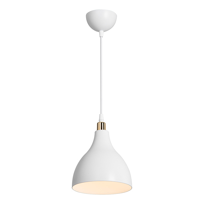 Φωτιστικό Οροφής Μονόφωτο Lofty Pakoworld Ε27 Λευκό Φ18X22Εκ