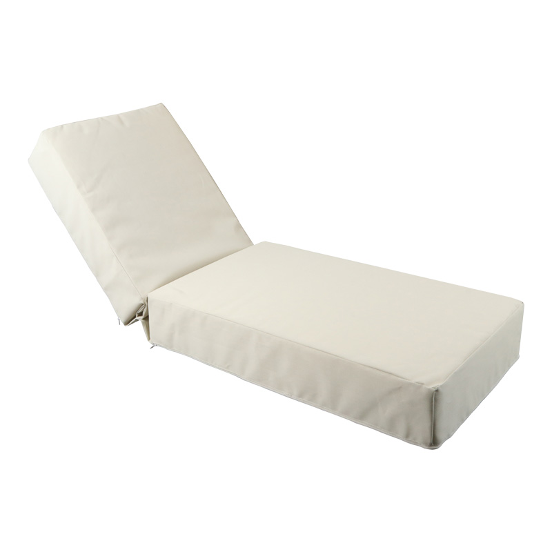 Μαξιλάρι Vertian Pakoworld Textilene Σε Μπεζ Απόχρωση 58X194X20Εκ