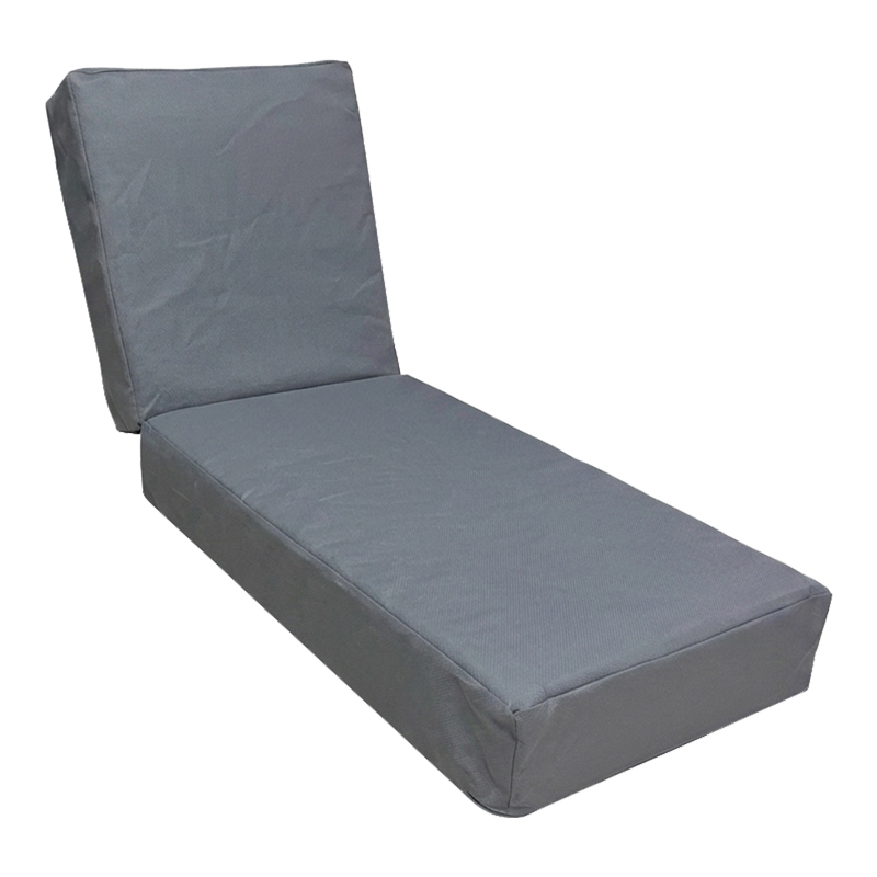 Μαξιλάρι Vertian Pakoworld Textilene Σε Ανθρακί Απόχρωση 58X190X20Εκ