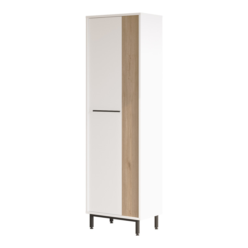 Παπουτσοθήκη Scarpiera Pakoworld 18 Ζευγών Σε Φυσική-Λευκή Απόχρωση 57.2X35.5X185.6Εκ