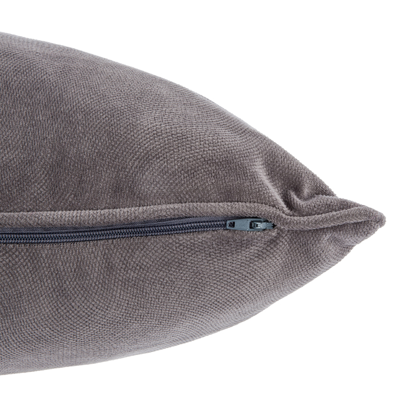 Μαξιλάρι Διακοσμητικό Lubel Pakoworld Ύφασμα Σε Ανθρακί Απόχρωση 30X50Εκ