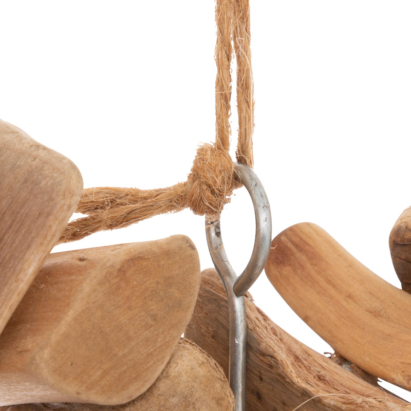 Διακοσμητικό Τοίχου Καρδιά Herea Pakoworld Σε Φυσική Απόχρωση 36X4.5X37Εκ