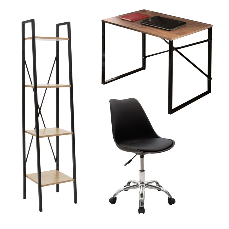 Φοιτητικό Πακέτο Επίπλων Γραφείου Uni 4 Pakoworld Σετ 3 Τμχ