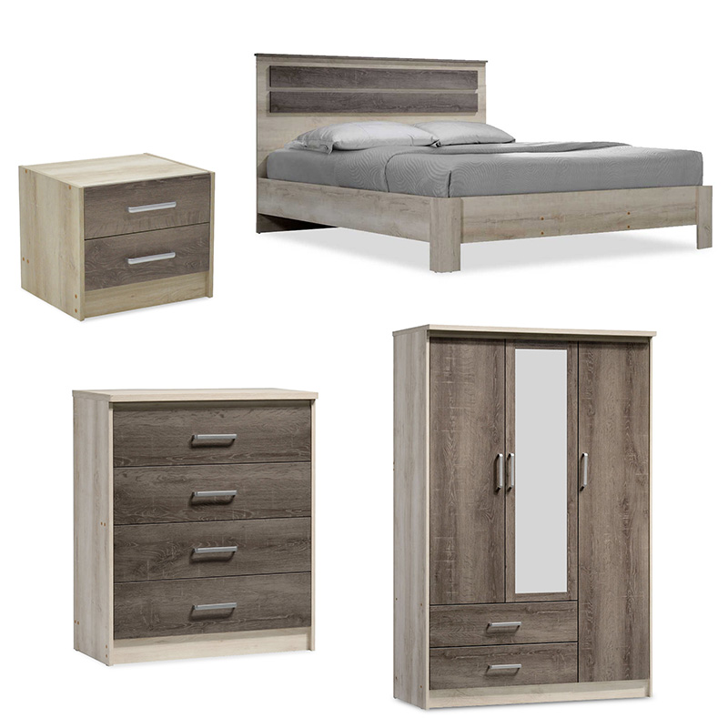 Φοιτητικό Πακέτο Επίπλων Υπνοδωματίου Dreamcatcher 4 Pakoworld Σετ 4 Τμχ