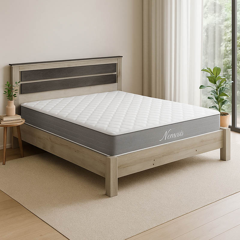 Φοιτητικό Πακέτο Επίπλων Κρεβατοκάμαρας Lull Pakoworld Σετ 2Τεμ