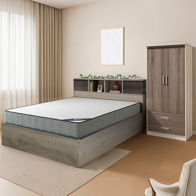 Φοιτητικό Πακέτο Επίπλων Κρεβατοκάμαρας Mellow Pakoworld Σετ 3Τεμ