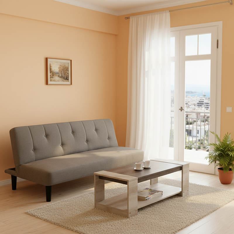 Φοιτητικό Πακέτο Επίπλων Σαλονιού Caalm Pakoworld Σετ 2Τεμ