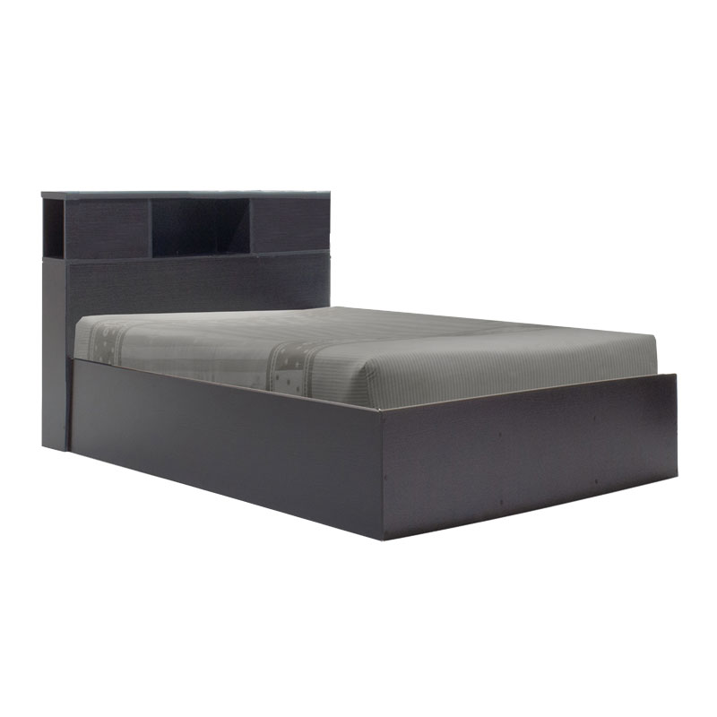 Κρεβάτι Με Στρώμα Olympus-Perfecto Pakoworld Wenge 120X200Εκ
