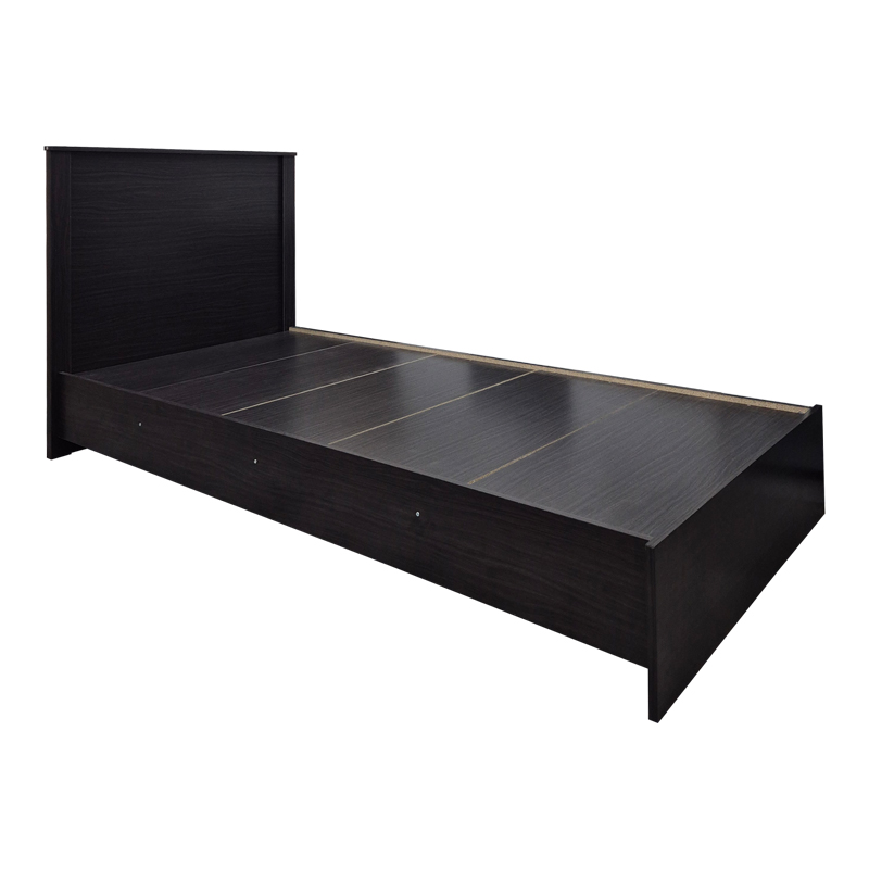 Κρεβάτι Με Στρώμα Athos Sleepy Pakoworld Wenge 90X190Εκ