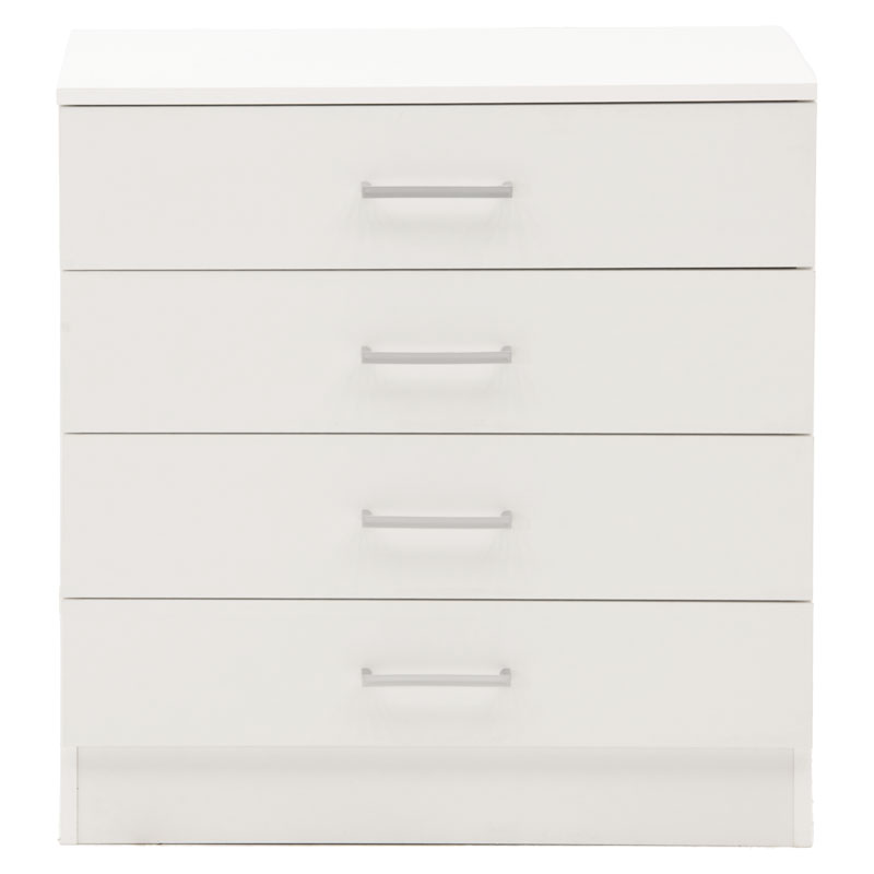 Συρταριέρα Elise Pakoworld 4Ων Συρταριών Λευκό 69X40X71Εκ