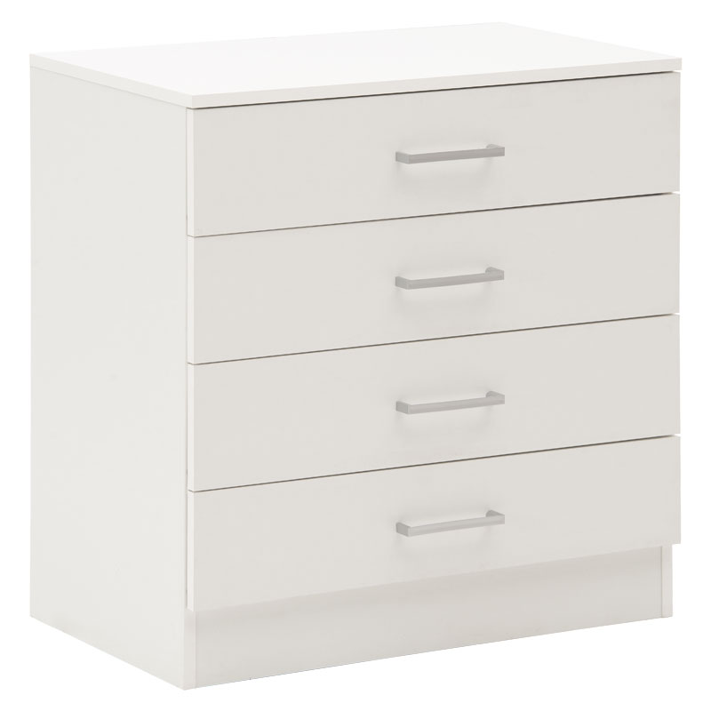 Συρταριέρα Elise Pakoworld 4Ων Συρταριών Λευκό 69X40X71Εκ