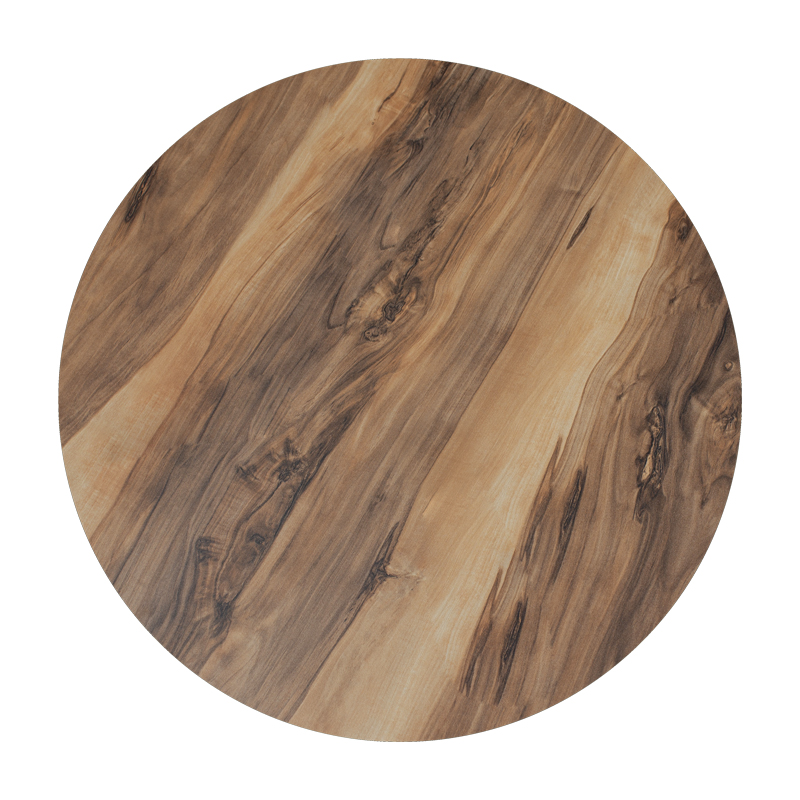 Επιφάνεια Τραπεζιού Noble Pakoworld Hpl Καρυδί 60X60Εκ Πάχους 12Mm