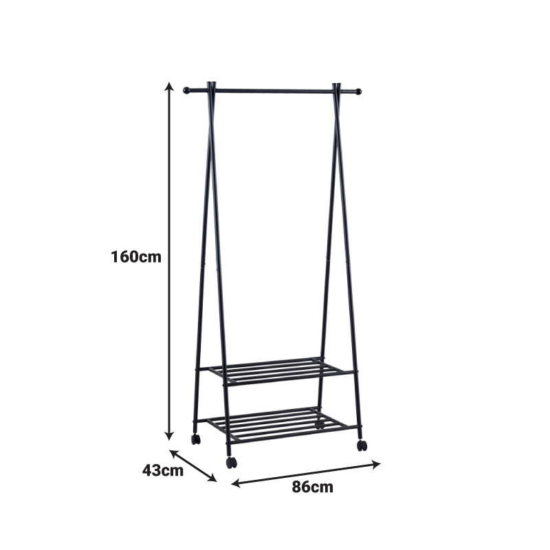 Έπιπλο Εισόδου Pintu Pakoworld Μέταλλο Σε Μαύρη Απόχρωση 86X43X160Εκ