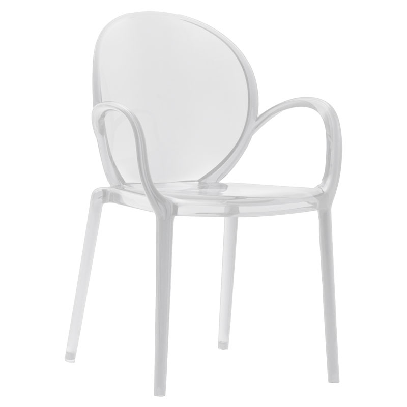 Πολυθρόνα Flair Pakoworld Pc Διαφανές