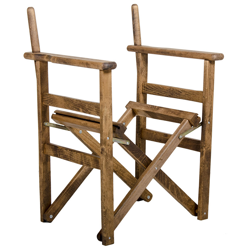 Σκελετός Πολυθρόνας Σκηνοθέτη Retto Pakoworld Μασίφ Ξύλο Οξιάς Καρυδί