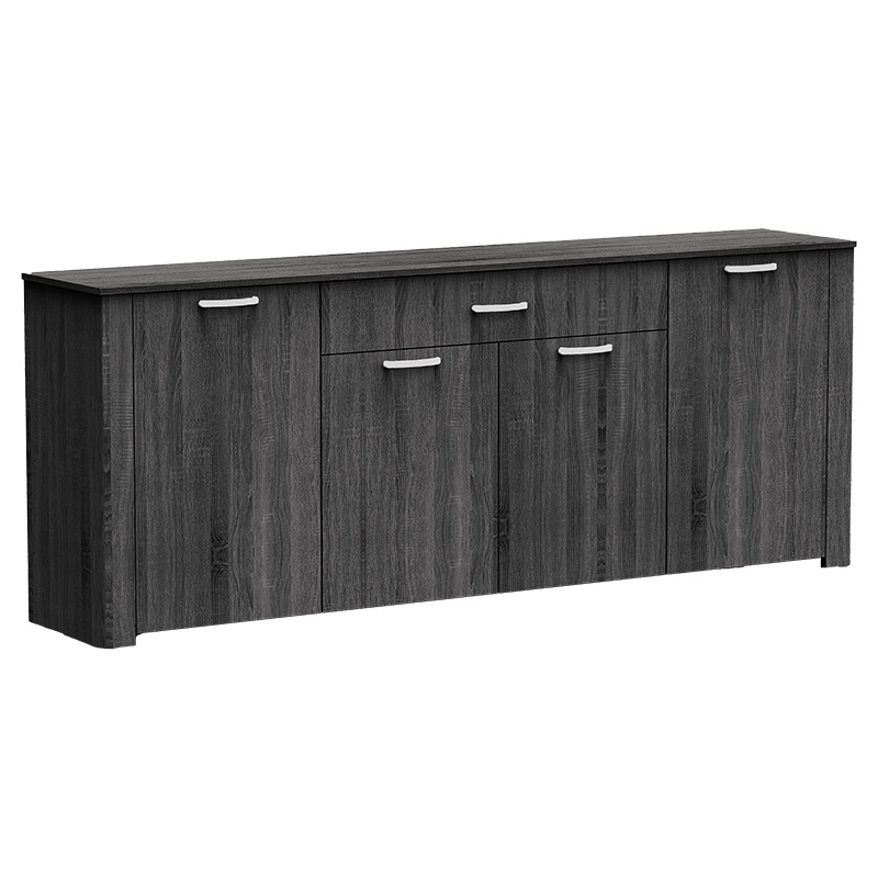 Μπουφές Kinley Pakoworld Σε Ανθρακί-Wenge Απόχρωση 210X40X82Εκ