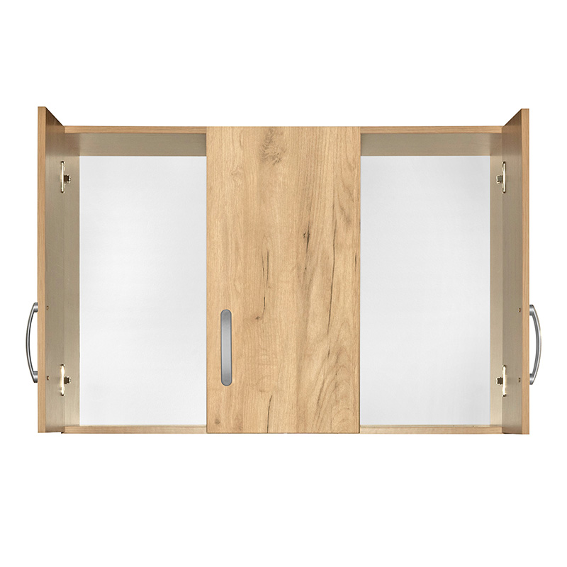 Πατάρι Ντουλάπας Zelia Pakoworld Τρίφυλλο Oak 90X42X60Εκ