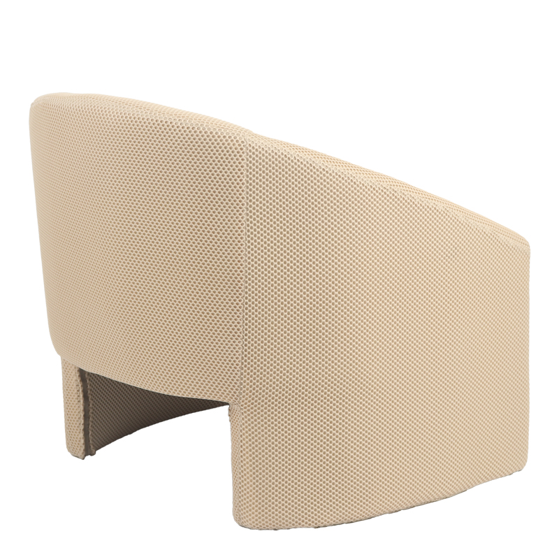 Πολυθρόνα Mordak Pakoworld Μπεζ Ύφασμα 82X72X74Εκ