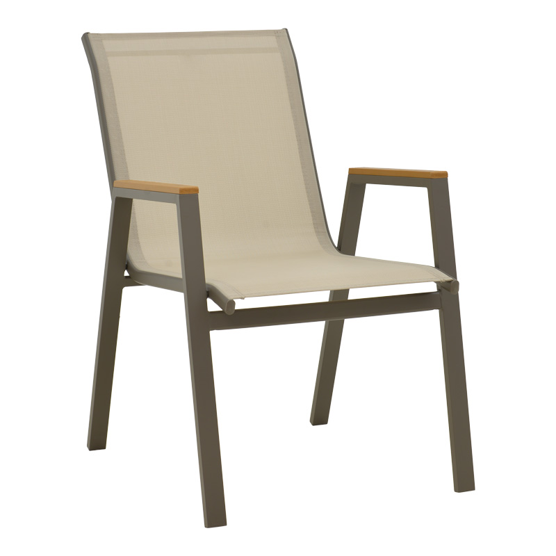 Τραπεζαρία Kliton-Azelie Pakoworld Σετ 5Τεμ Σε Σαμπανιζέ Απόχρωση 150X80X74Εκ