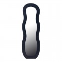 Καθρέπτης Glinde Inart Βελούδο Σε Μαύρη Απόχρωση 50X3.3X150Εκ