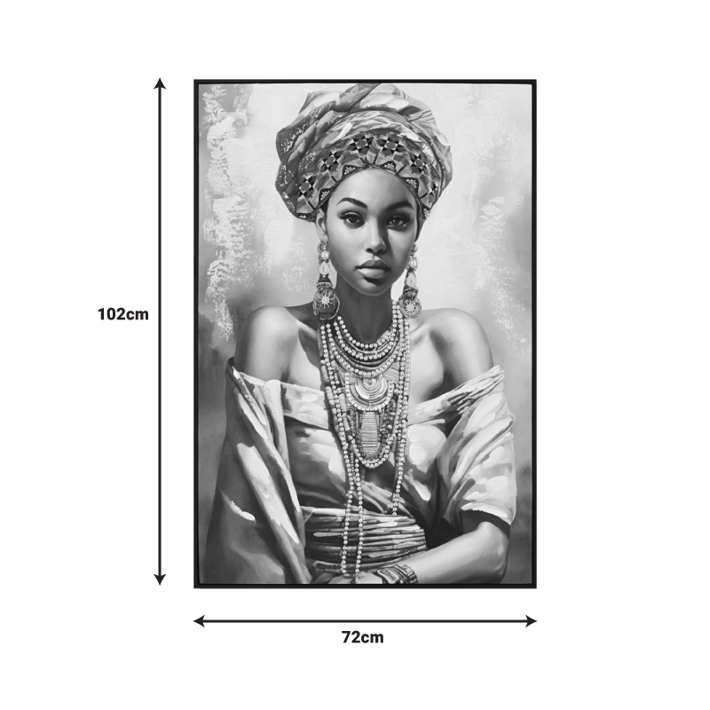 Πίνακας Σε Καμβά Danniela I 3D Inart 72X4X102Εκ