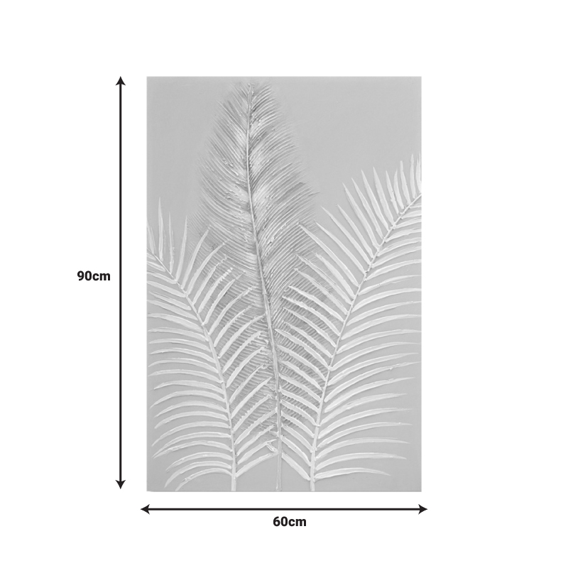 Πίνακας Σε Καμβά Leavy Inart 60X3X90Εκ