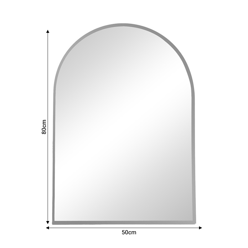Καθρέπτης Mirrory Pakoworld Χρυσό Αλουμίνιο 50X2.5X80Εκ