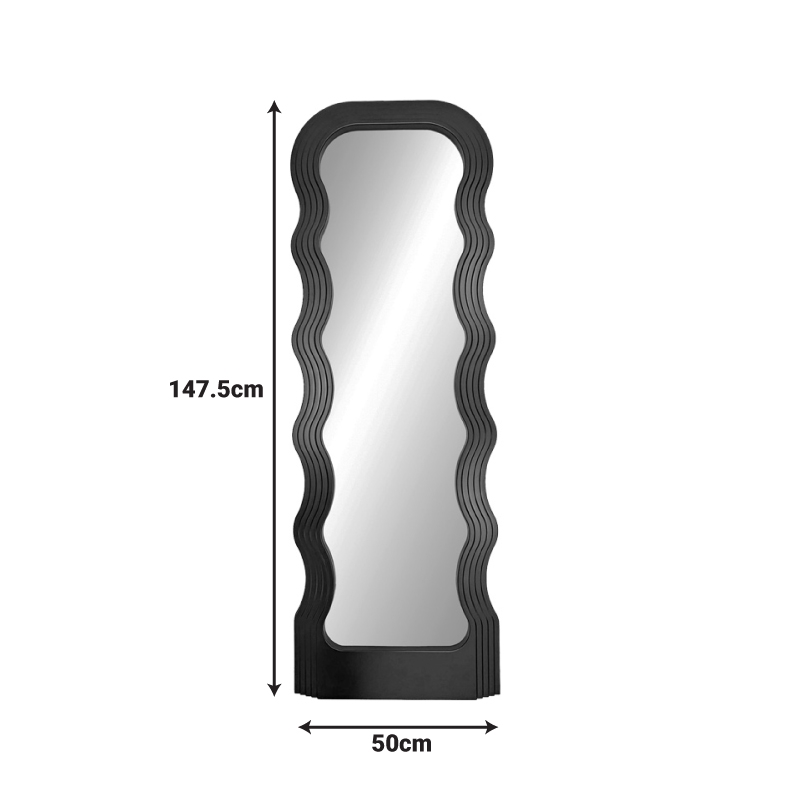Καθρέπτης Spejo Pakoworld Λευκό Pp 50X2.8X147.5Εκ