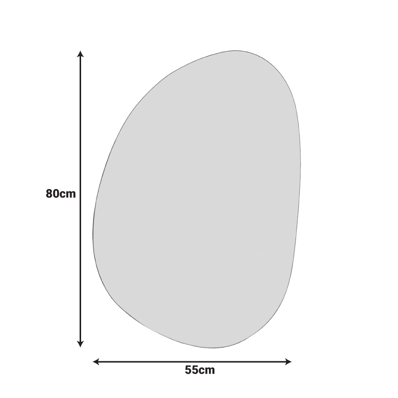 Καθρέπτης Listro Pakoworld 55X1X80Εκ