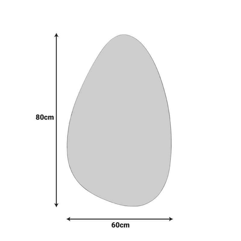 Καθρέπτης Spegio Pakoworld 50X1X80Εκ