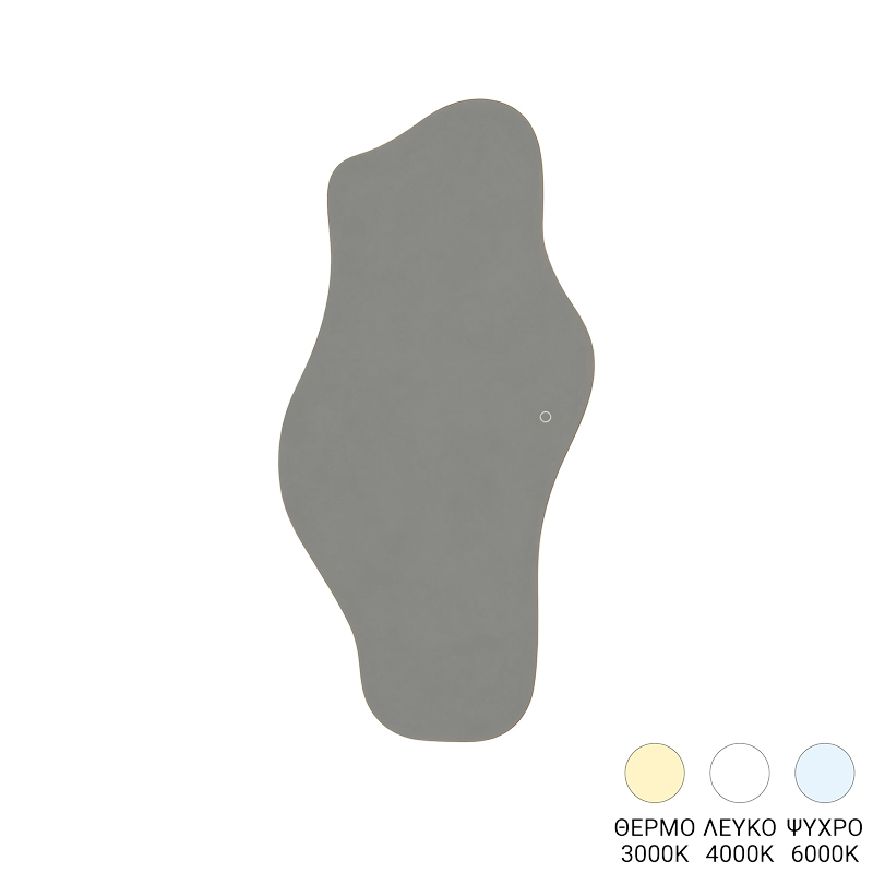 Καθρέπτης Eliona Pakoworld Led 60X2.5X120Εκ