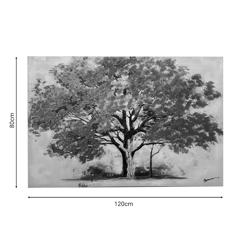 Πίνακας Σε Καμβά Blafo Inart 120X3X80Εκ