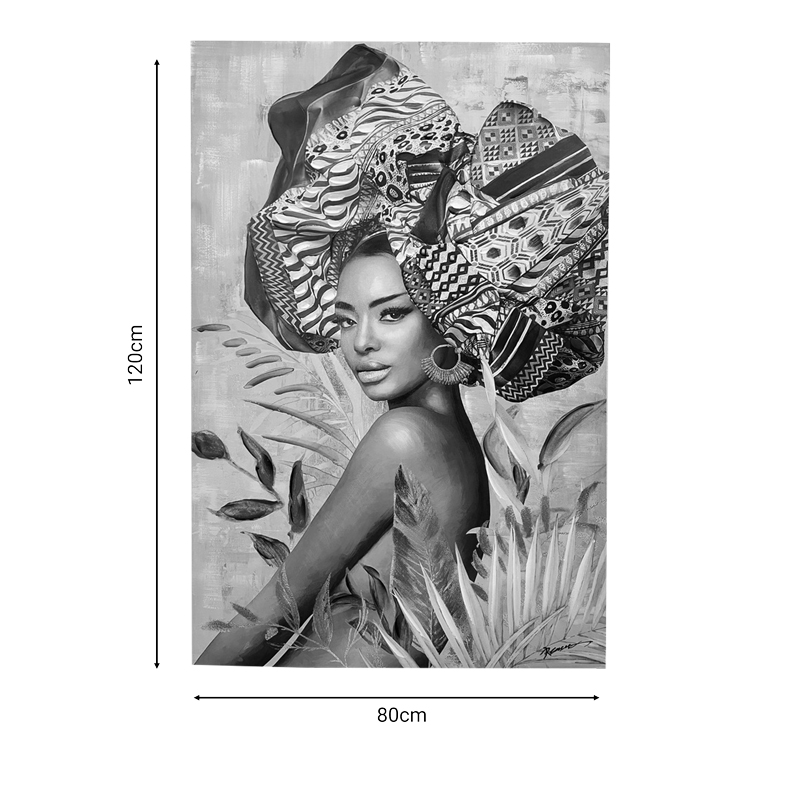 Πίνακας Σε Καμβά Jewler I 3D Inart 80X3X120Εκ