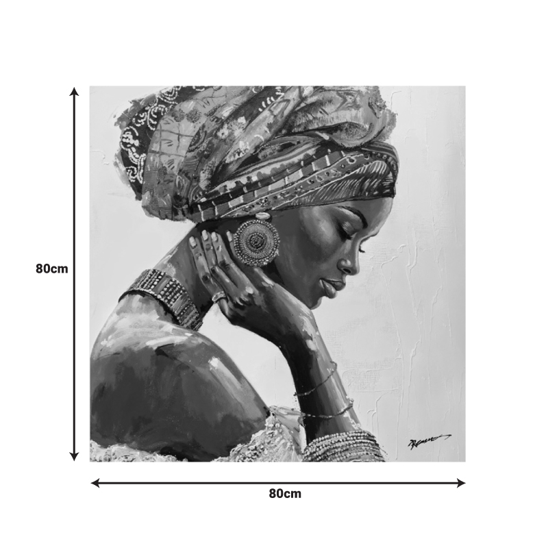 Πίνακας Σε Καμβά Jalo 3D Inart Με Πλαίσιο 80X3.5X80Εκ