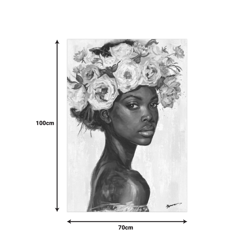 Πίνακας Σε Καμβά Fleri Inart 70X3.5X100Εκ